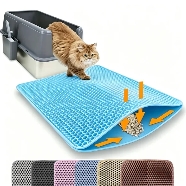 S305be1bf0f5d4916bcc5046f899cd936A-2.webp Double Layer Cat Litter Trapper Mat – Waterproof & Urine Proof