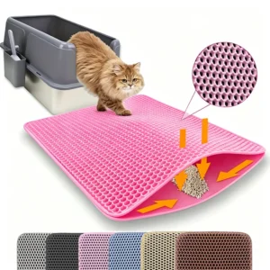 Double Layer Cat Litter Trapper Mat – Waterproof & Urine Proof