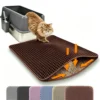 S68a1e553a2264e459b30a98b69e1465eg-2.webp Double Layer Cat Litter Trapper Mat – Waterproof & Urine Proof
